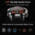 Smart Watch Bluetooth Call Fitness Tracker Waterproof for Men