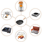 Frying Pan Non-Stick Camping Cookware with Folding Handle