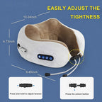 Neck Massager with Pillow Electric Heating Vibration