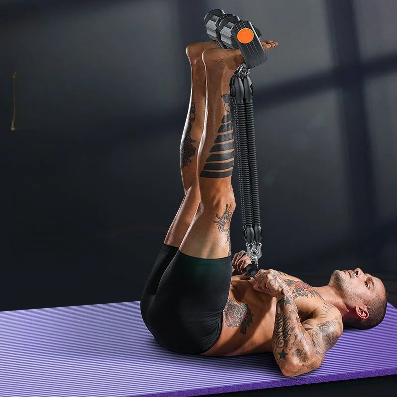 Multi-Functional Resistance Pedal Tension Rope (Black)