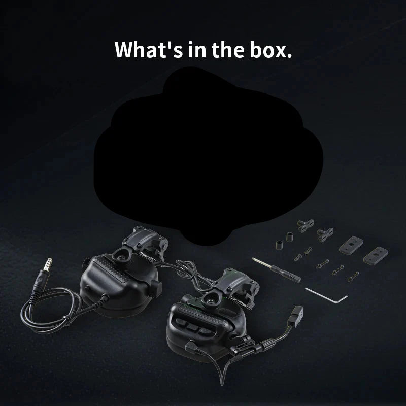 Tactical Earmuffs with Active Noise Cancelling