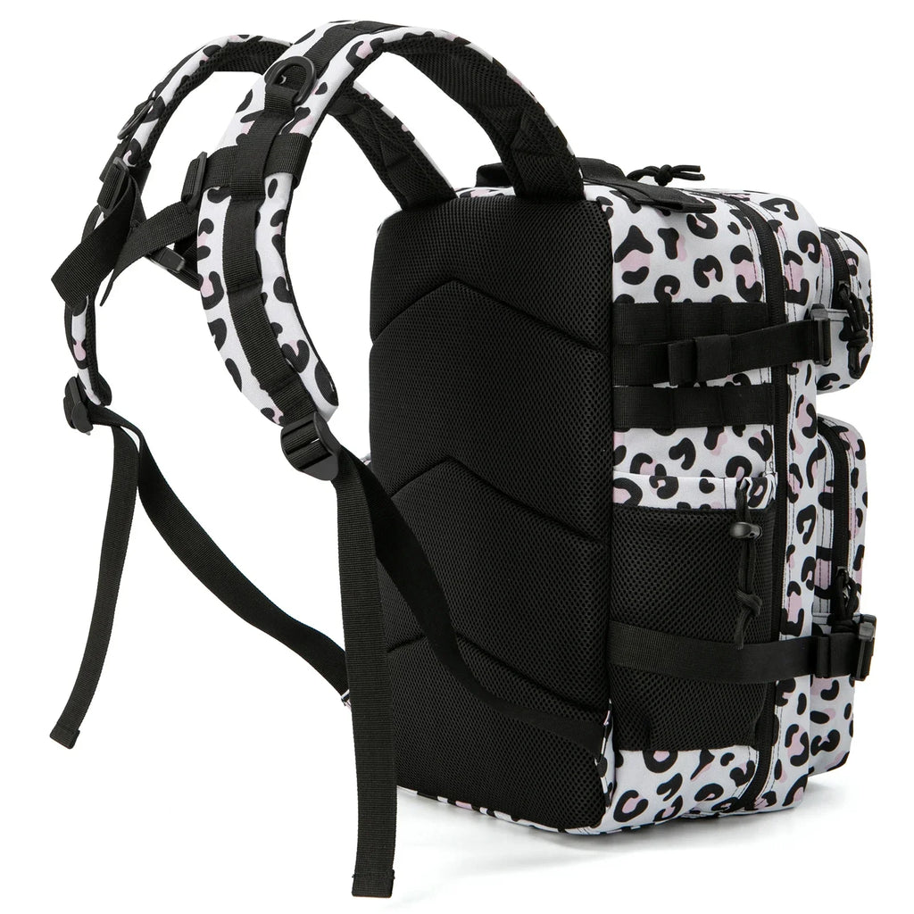 Tactical Backpack with 25L Polyester Leopard