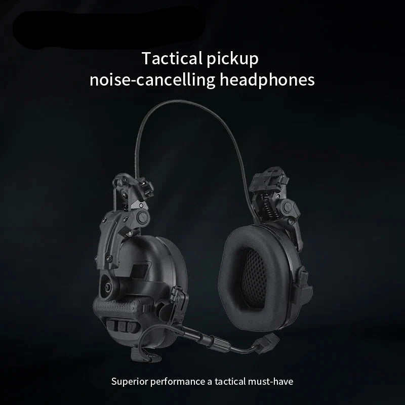 Tactical Earmuffs with Active Noise Cancelling