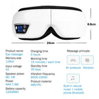 Eye Massager with 6D Smart Vibration Airbag Bluetooth