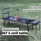 Outdoor Camping Table with Portable Aluminum Alloy