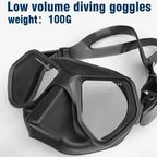 Diving Mask with Tempered Glass Anti-Fog Silicone for Adult