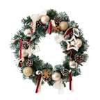 Christmas Hanging Ornament with Pinecone Ball Decoration