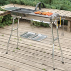 Portable Folding Charcoal Grill