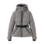 Women Winter Hooded High Waist Padded Parka (Lattice-AU-10)