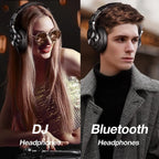 Bluetooth Headphones with Over Ear Wireless Studio Monitor