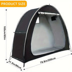 Bike Tent Storage Oxford Silver-Coated