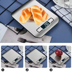 Kitchen Scale Digital with Stainless Steel LED Precision