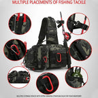 Shoulder Bag Fishing Gear with Multiple Compartment