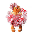 Christmas Wreath with Gingerbread Man for Decoration
