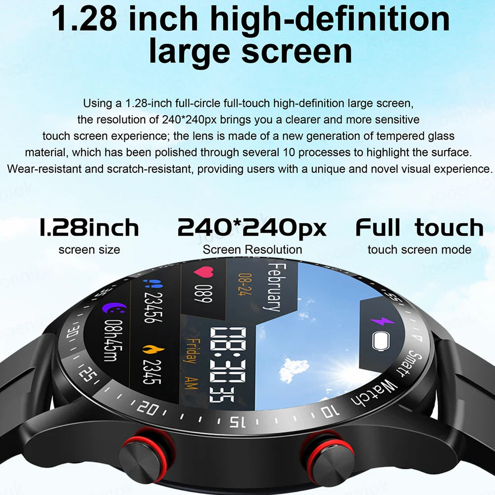 Smart Watch with Fitness Tracker (White)