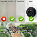 Bluetooth Portable Waterproof Speaker Suction Cup Bathroom Loudspeaker