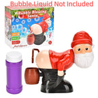 Christmas Santa Claus Bubble Machine with Music Xmas Toy