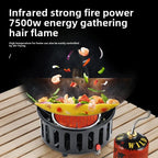 Camping Infrared Propane Gas Stove 7-Core 19800W
