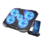 Best Laptop Cooling Pad Adjustable Stand with 5 Fans | Buy Online at Furniture Things Australia