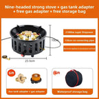 Camping Stove 9-Core High-Power Gas Burner
