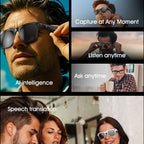 Smart Glasses 4K Camera AI Voice Bluetooth Call