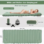 Camping Sleeping Inflatable Air Mattress Pillow