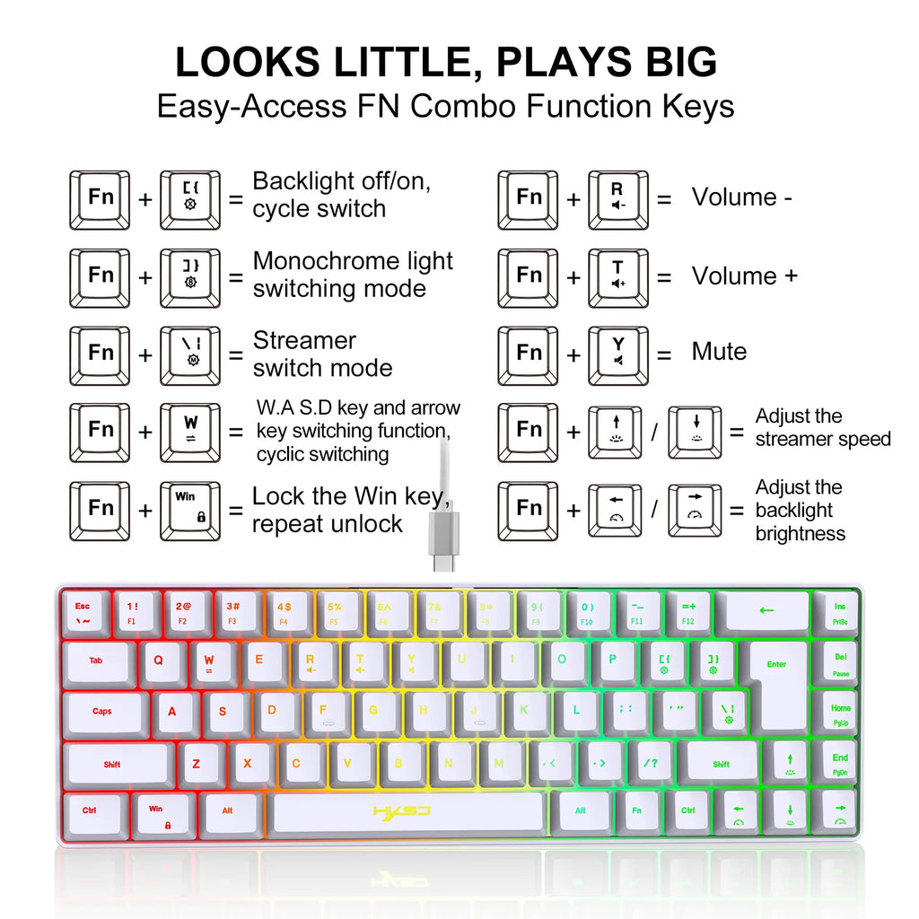 Wired RGB Gaming Keyboard