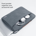 Laptop Sleeve Multi-Pocket Polyester Zipper Protective Case