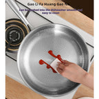 Frying Pan Pure Titanium Non Stick Uncoated Hammer Pattern