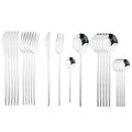 Cutlery Set Stainless Steel Silverware 24 pieces