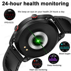 Smart Watch with Fitness Tracker (Shiny Black)