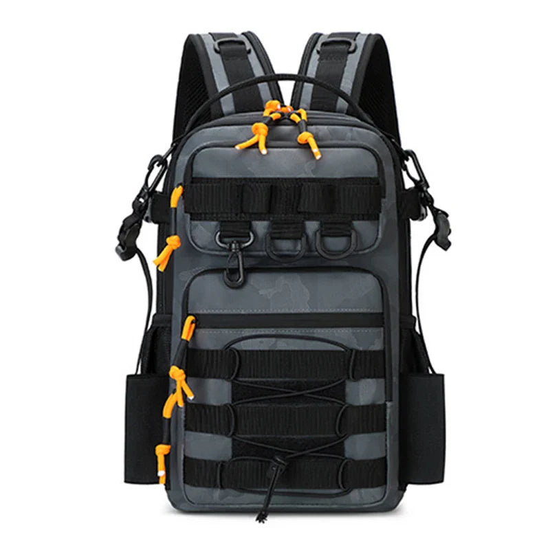 Fishing Lure Backpack with Tactical Rod Holder