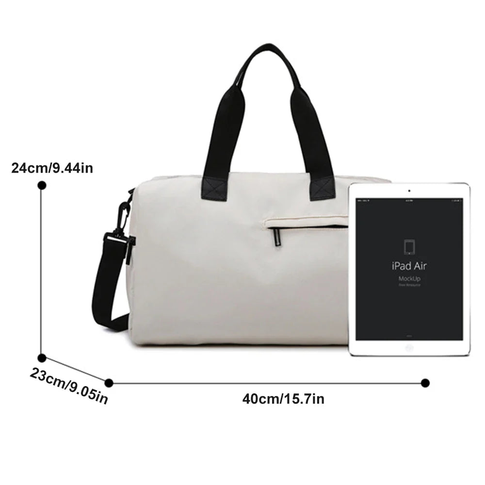 Gym Duffle Bag with Waterproof with Shoe Compartment