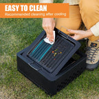 Charcoal Grill with Stainless Portable Nonstick