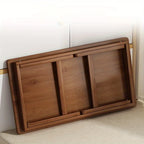Coffee Table Bamboo Top Foldable Wooden