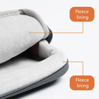 Laptop Sleeve Multi-Pocket Polyester Zipper Protective Case