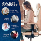 Seat Cushion Memory Foam U-Shaped Orthopedic Support