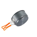 Cooking Pot Set Portable Aluminum Alloy Camping Foldable