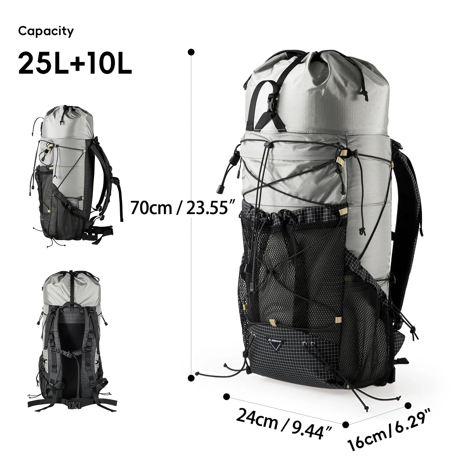 Camping Backpack with Ultralight 35L