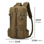 Fishing Backpack with Pole Seat