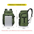 Fishing Backpack with Rod Holders & Tackle Storage