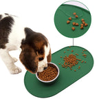 Pet Feeding Mat Silicone Waterproof Dog Cat Food Tray