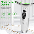Neck Face Beauty Massager Device with Micro-Current 7-Color LED