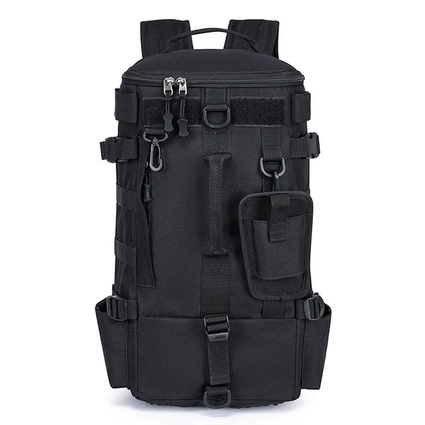 Tactical Fishing Backpack with Rod Holder & Tackle Storage