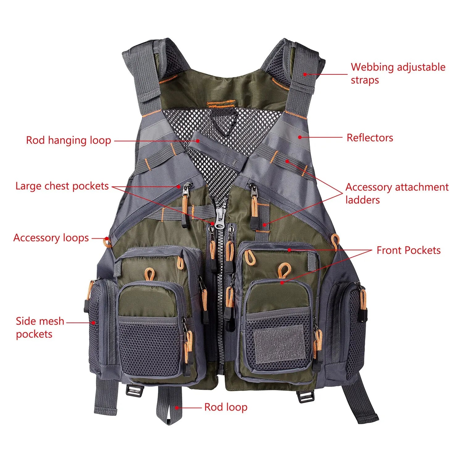 Adjustable Fishing Vest