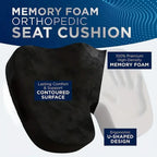 Seat Cushion Memory Foam U-Shaped Orthopedic Support