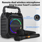 Wireless Karaoke System with Speaker & Microphone Set