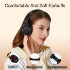 Wireless Headphones Bluetooth with Gold Stereo Foldable Mic
