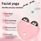 Microcurrent Face Lifting Roller with EMS Mini Beauty Device