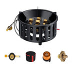 Gas Camping Stove Burner with 19800W Windproof Ignition